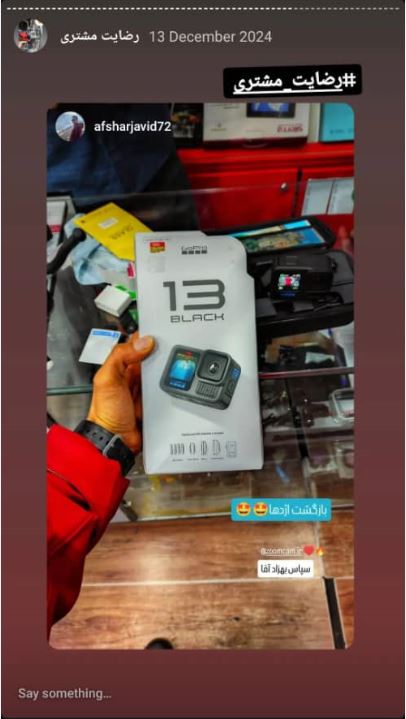 رضایت مشتری گوپرو 5