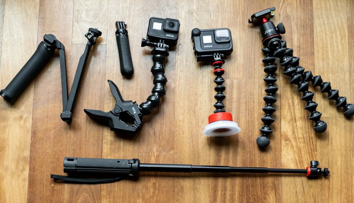 انواع مونوپاد، سه پایه و گوریلا آرم گوپرو اینستا 360 و DJI