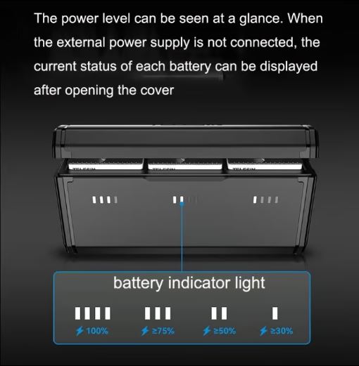 شارژر سه تایی تلسین