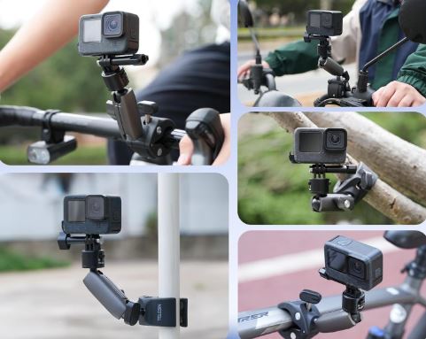 پایه اتصال دوچرخه و موتور گوپرو و اینستا360 - تلسین 