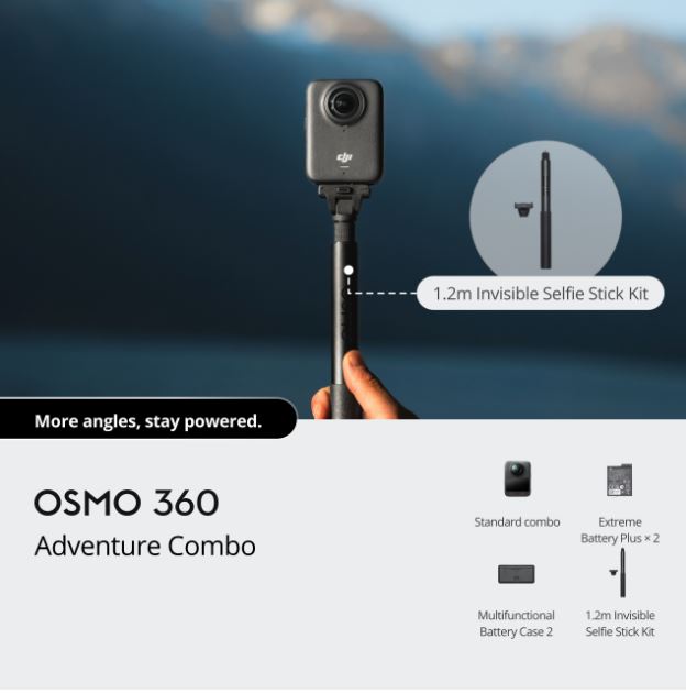 دوربین DJI Osmo 360 ادونچر کمبو