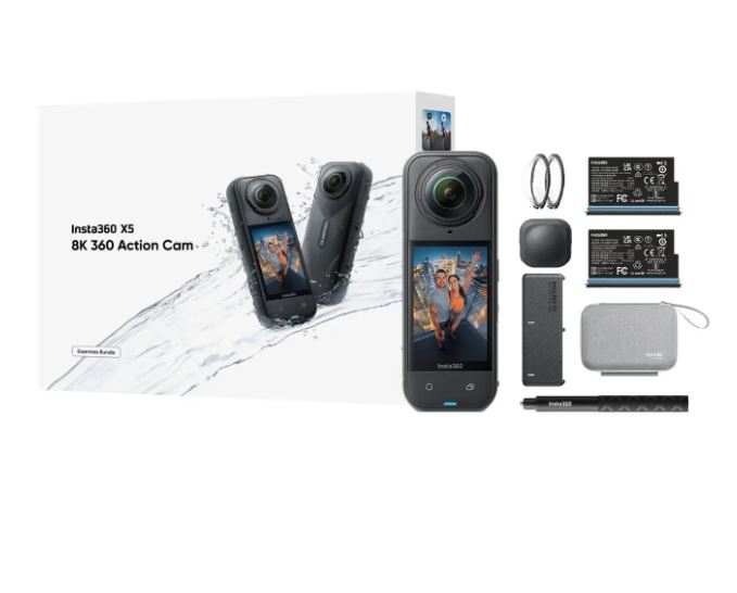  دوربین اینستا X5 360 اسنشیال باندل/ Insta360 x5 essentials bundle 
