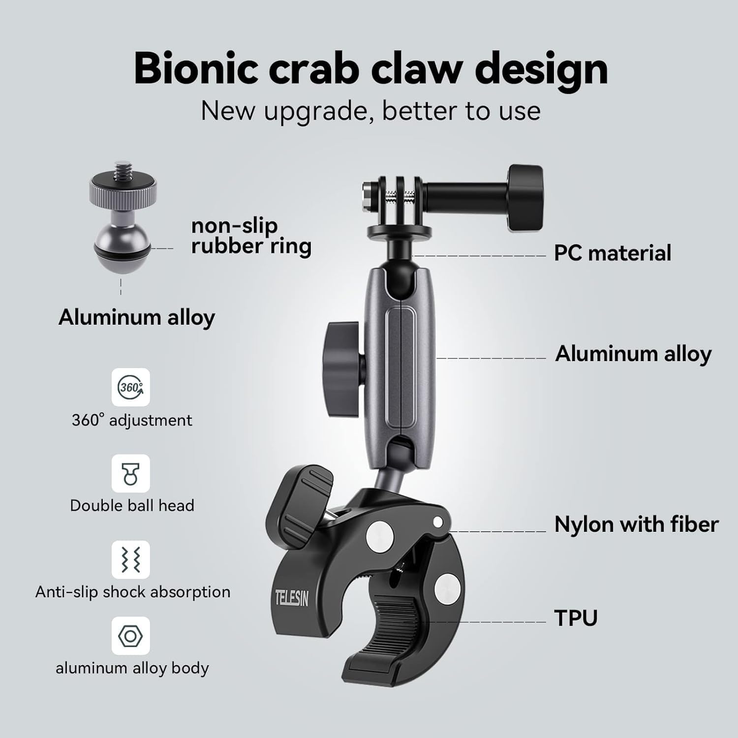clamps Telesin design